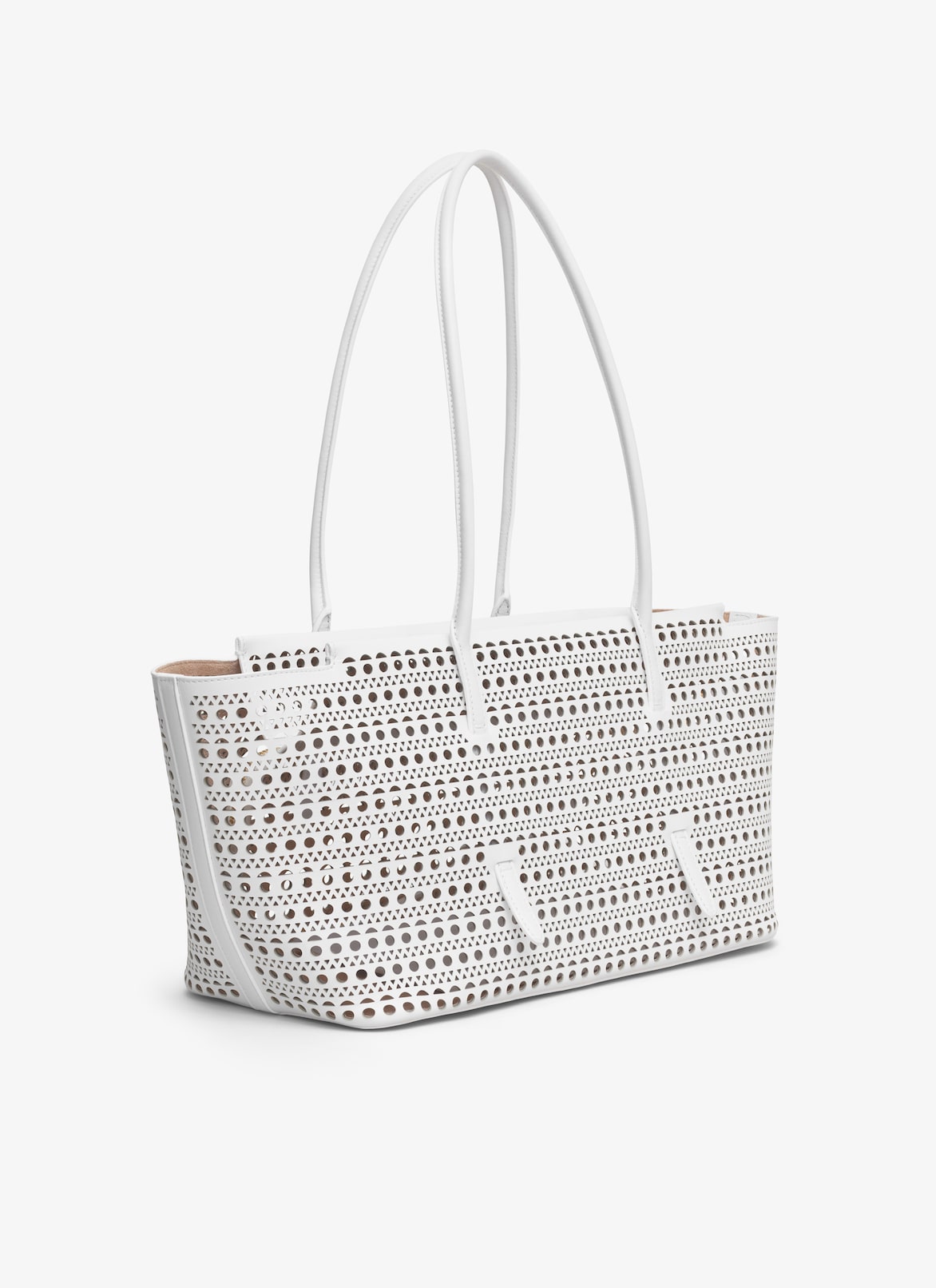 TASCHE NEO MINA 32 AUS KALBSLEDER MIT VIENNE-MUSTER ALAÏA WEIß TASCHE NEO MINA 32 AUS KALBSLEDER MIT VIENNE-MUSTER